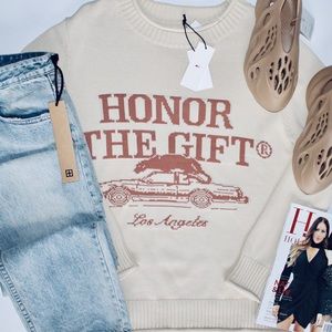 HONOR THE GIFT HTG PACK SWEATER IN CREAM